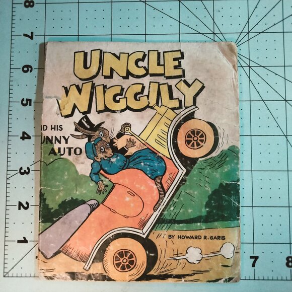 Uncle Wiggily And His Funny Auto By Howard R Garis Antique Book Cover 1930s - Picture 7 of 7